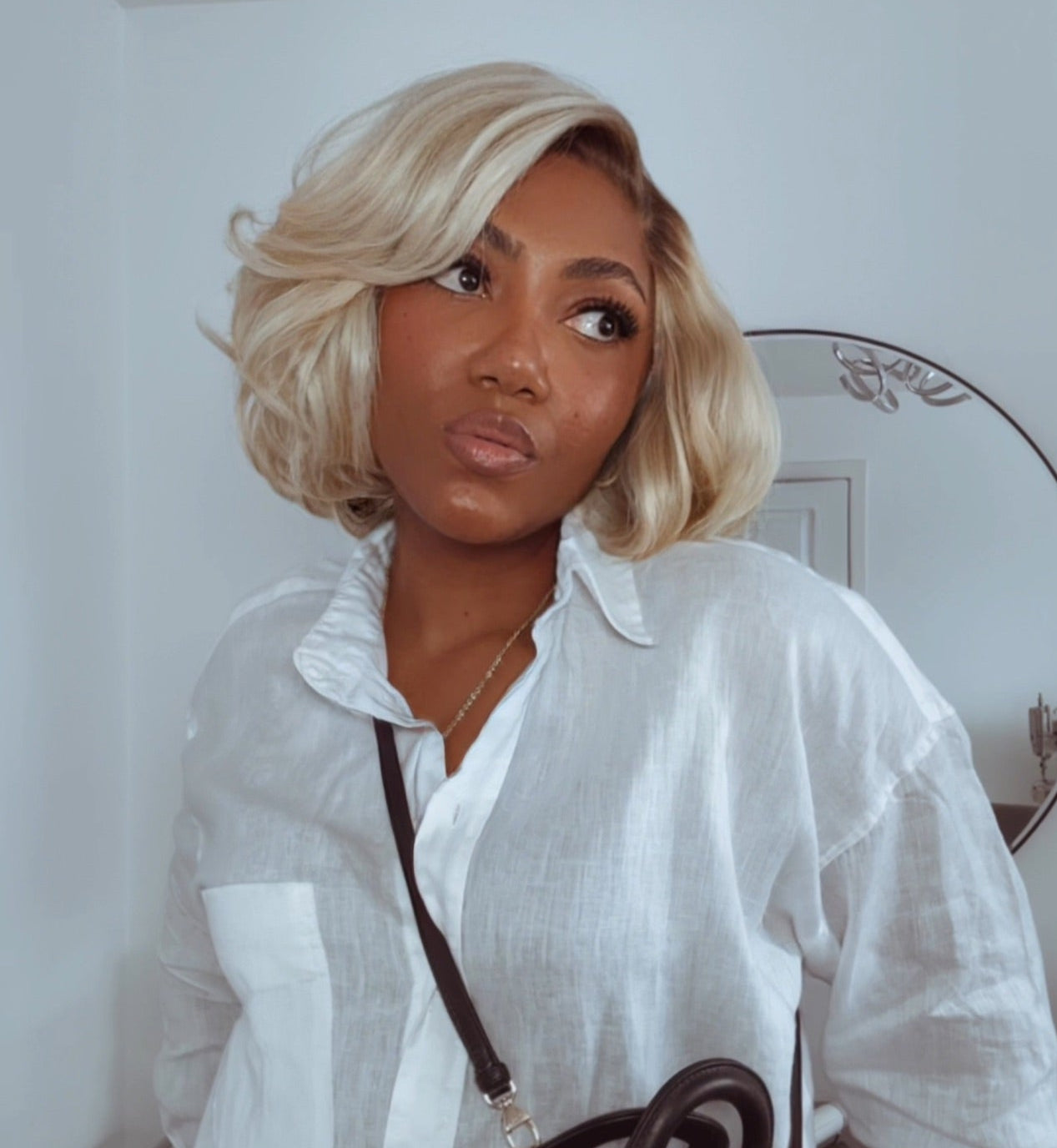 Platinum Blonde Bob