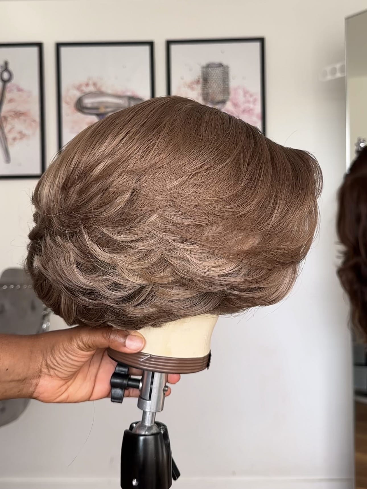 Layered Blonde Bob