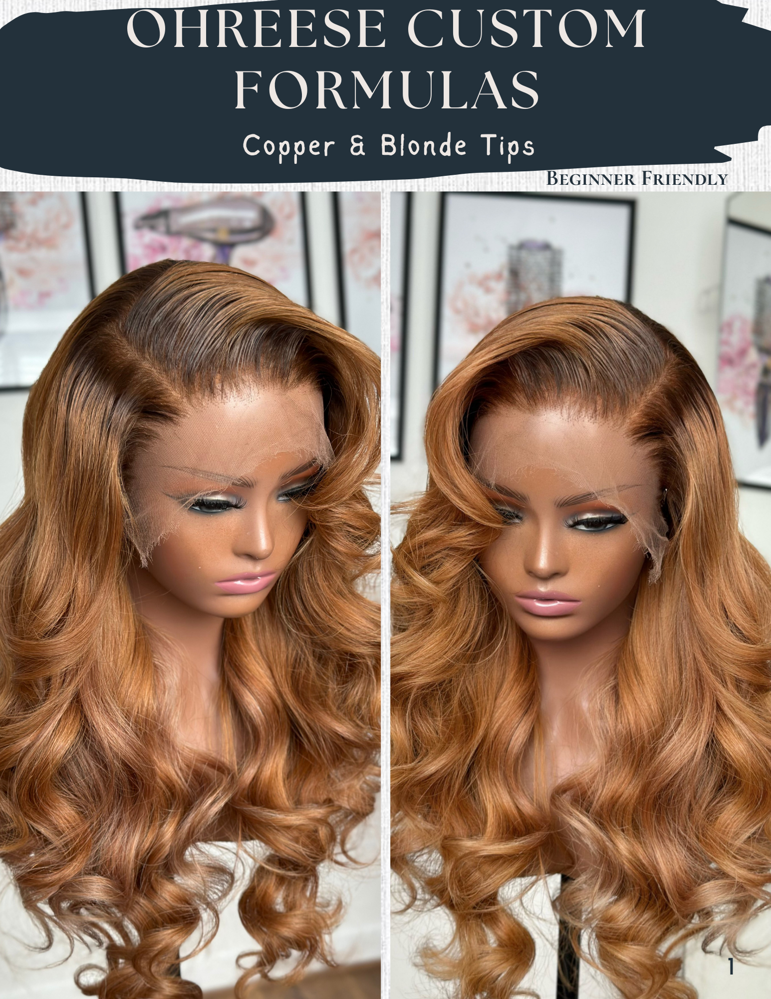 Ohreese Formula Ebook(Copper + Blonde Tips)