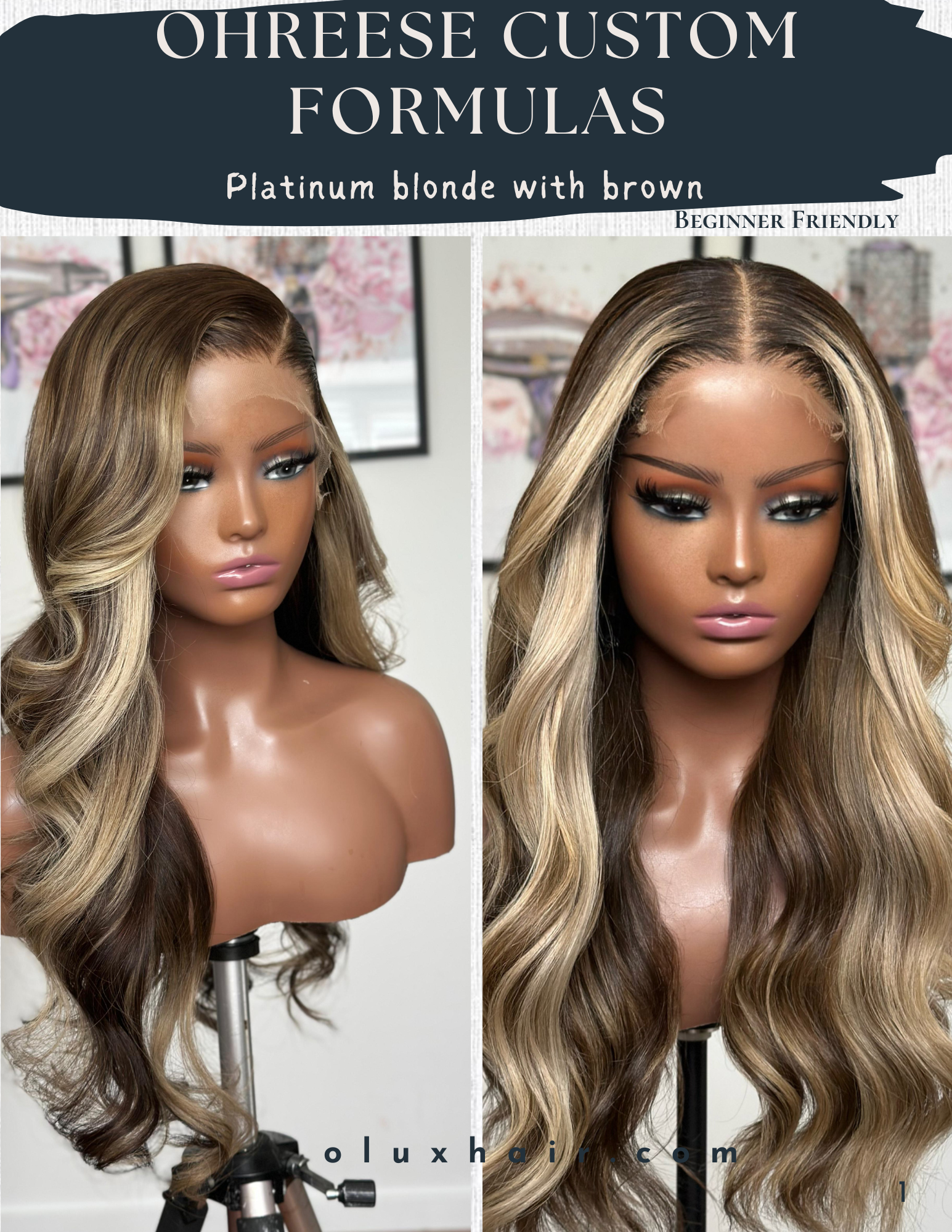 Ohreese Formula Ebook(Platinum Blonde + Brown)